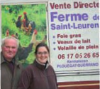 Jean-Yves Bourven & sa fille Florence – La ferme de Saint-Laurent